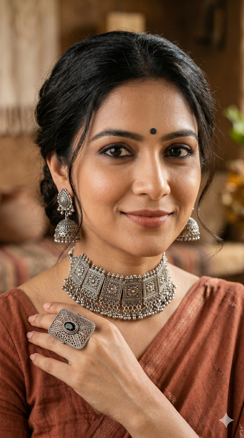 How to Style Silver Jewellery with Indian Outfits