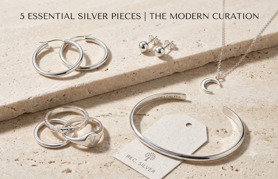 5 Essential Silver Jewelry Pieces Every Woman Should Own | Varenya Galleri