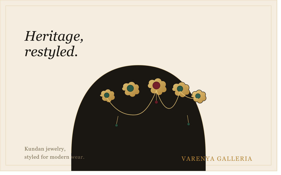 How to Style Kundan Jewelry With Western Wear | Varenya Galleria