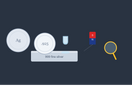 Flat-lay illustration of silver coins, a silver bar marked 999 fine silver, a magnet, magnifying glass, and an ice cube melting on a coin, representing simple home tests to check if silver is real or fake