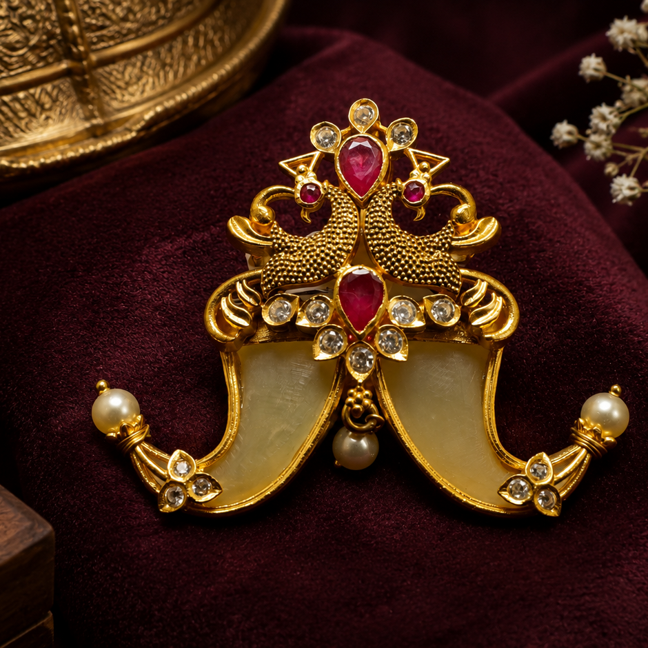 Royal Peacock Heritage Pendant