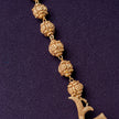 Antique Gold-Plated Double Fish Necklace with Blue Meenakari Pendant & Pearl Drops