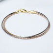 925 Premium Silver 3 Tone Bracelet