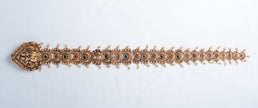 Radha Krishna 925 Silver Temple Long Necklace | Varenya