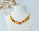 Traditional Mango Mala Necklace with Ruby Stones – 925 Silver Jewelry