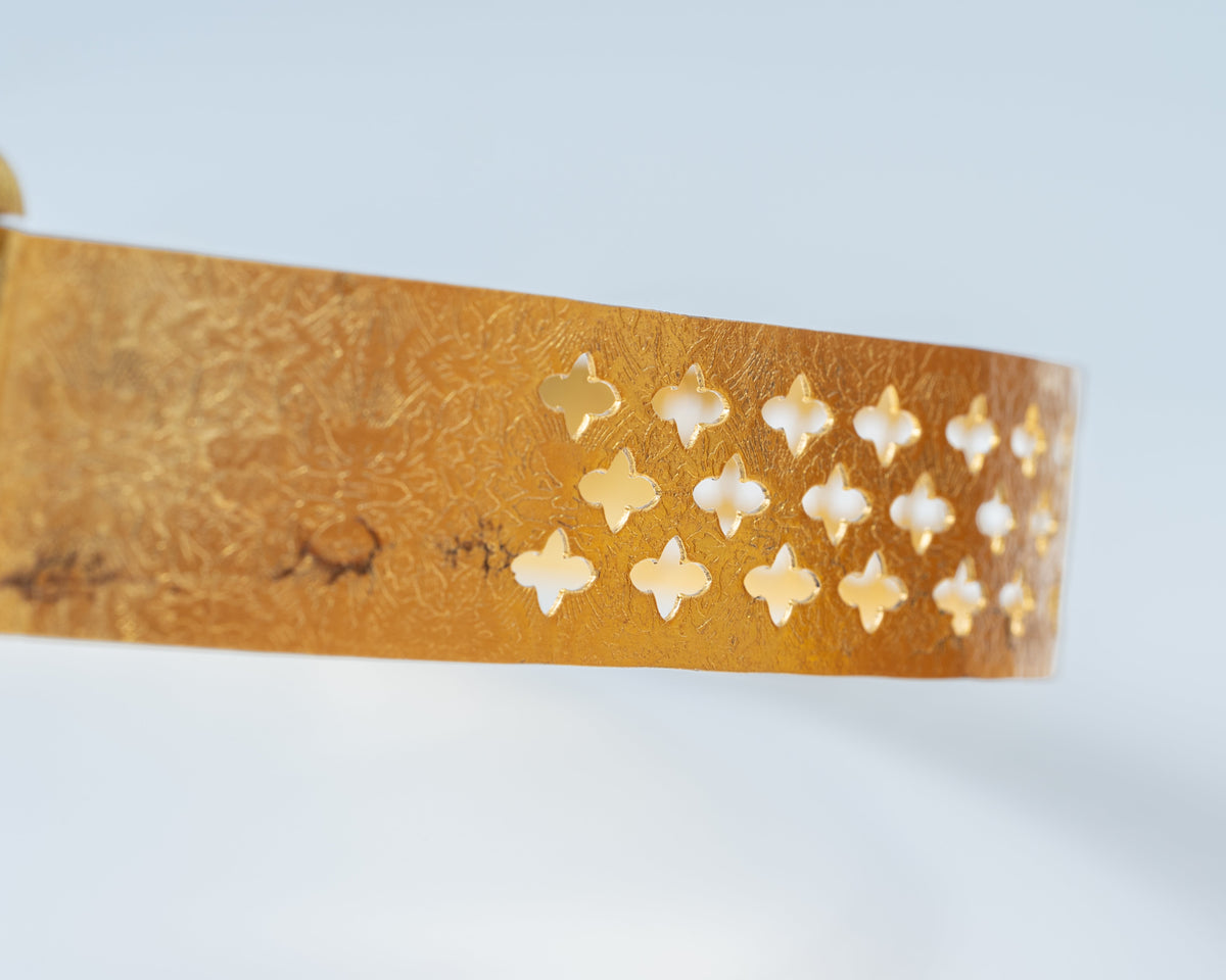 Gold-Plated Peacock Design Bridal Waist Belt with Ruby & Green Stones