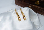 Triple-Layer Gold-Plated 925 Silver Long Chain Necklace Set