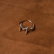 925 Premium Alpha Love CZ Silver Ring