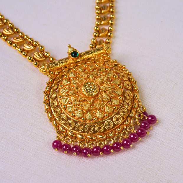 Antigold Redpearl set - Varenya Galleria