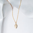 Gold-Plated 925 Sterling Silver Seahorse Pendant Necklace with Stones