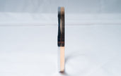 Dual Tone Rose Gold & Silver 925 Sterling Silver Bangle – Minimalist Kada
