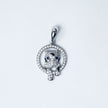 925 Premium Silver CZ Pendant for Women