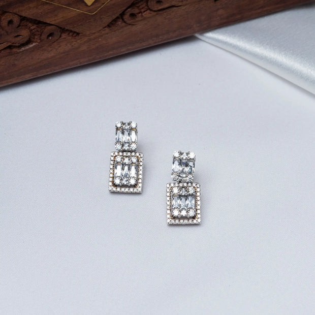 Timeless CZ Soleigh Earrings in 925 Premium Silver Jewelry for Women