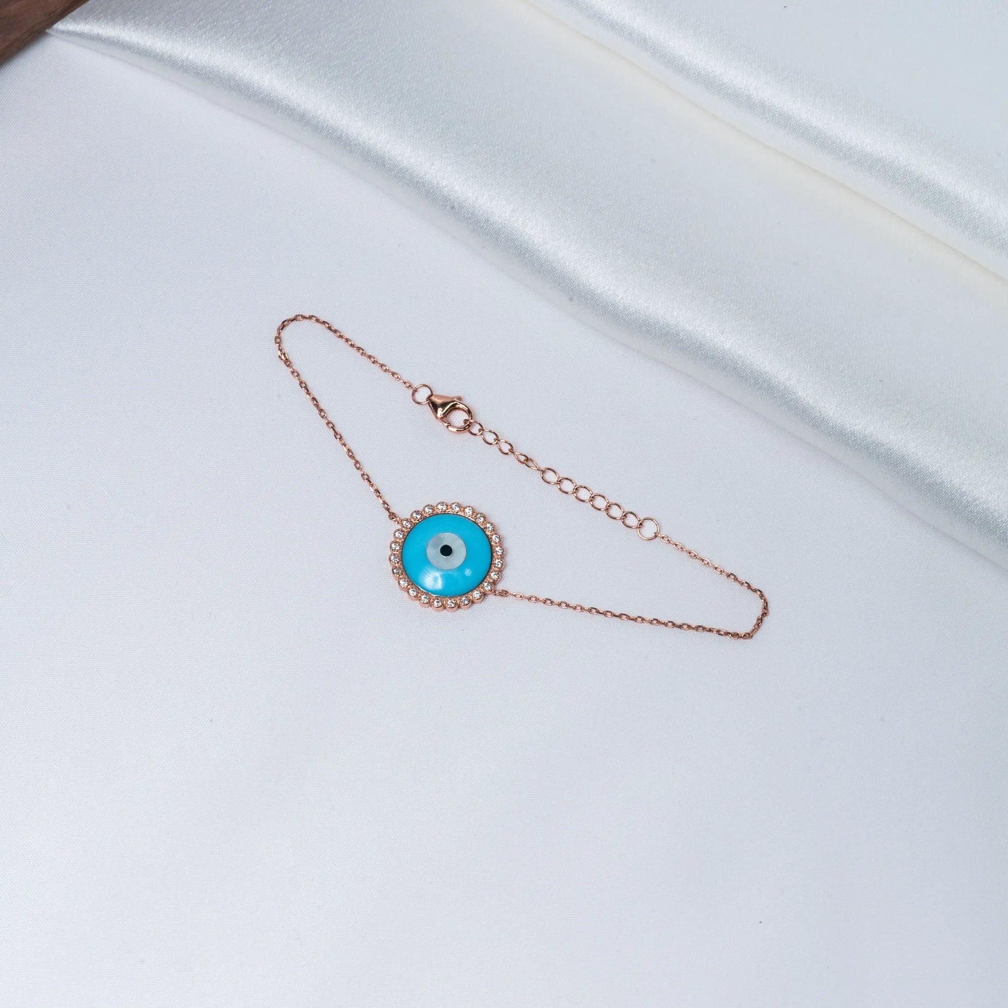 925 Silver Evil Eye Bracelet | Elegant Nazar Jewelry - Varenya