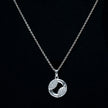 Circle WT Studs Pendant Set in 925 Premium Silver Jewelry