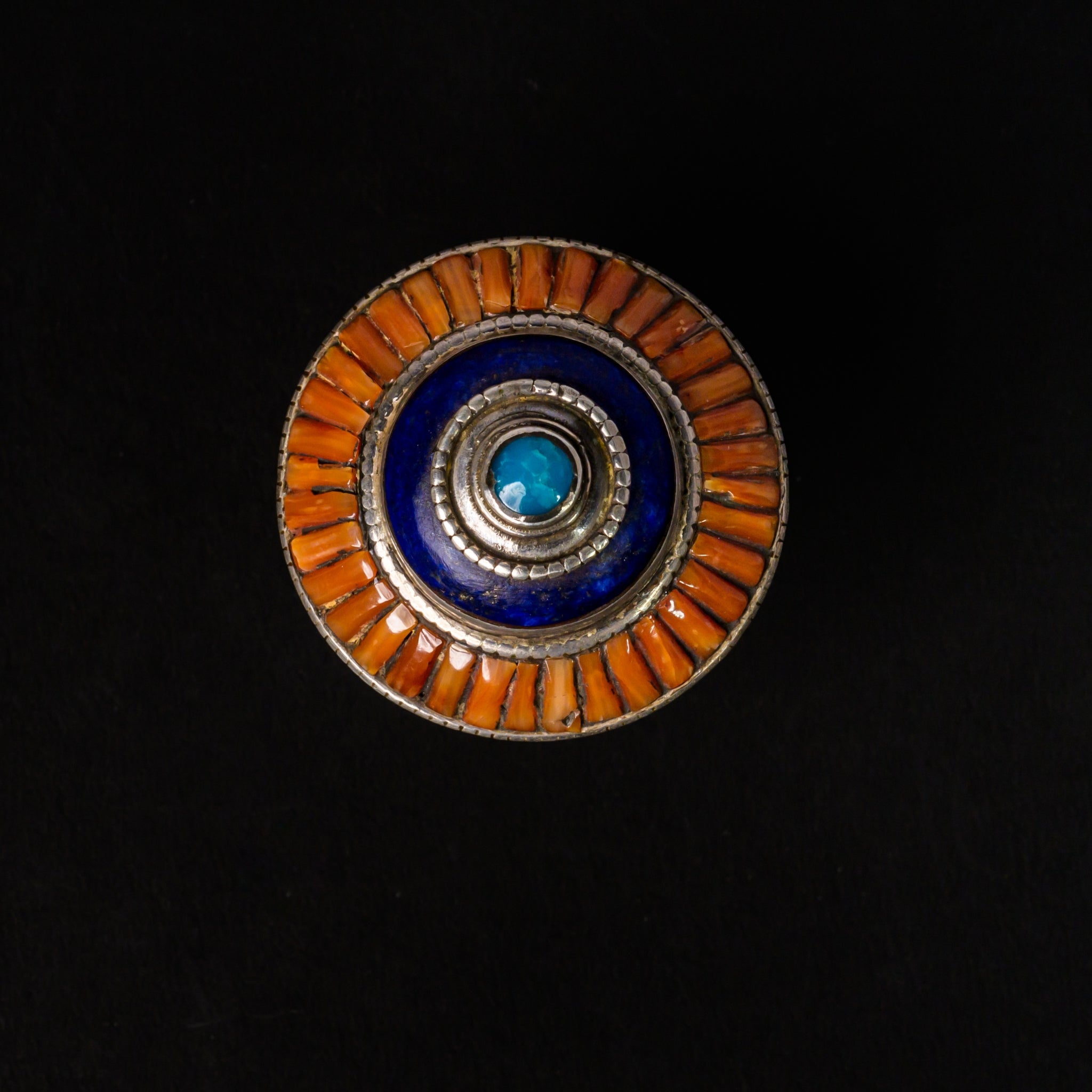 Coral Bluestone Ring