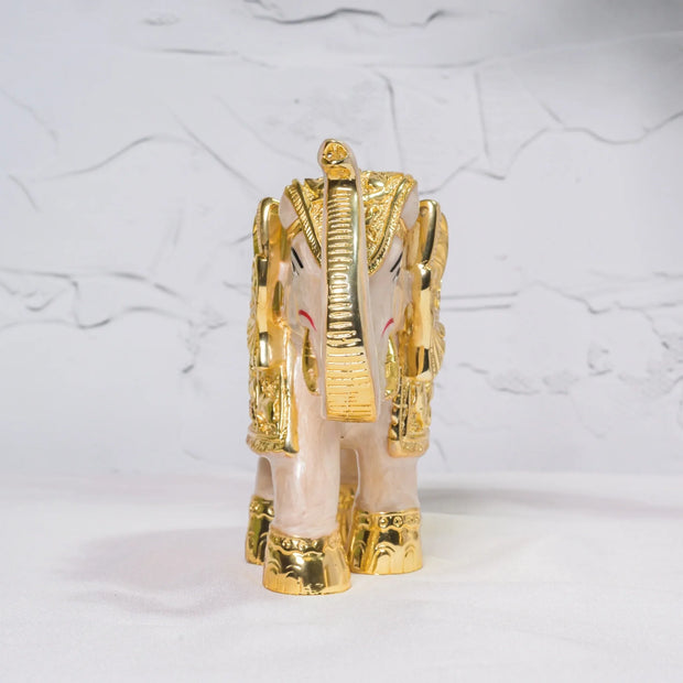 Elephant pearl white gold UP 03 - Varenya Galleria