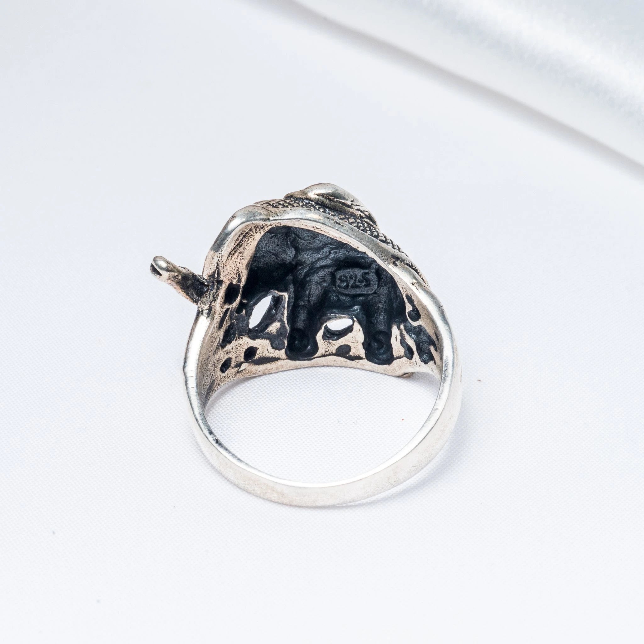 The Gajah Statement Ring in 925 Hallmarked Silver