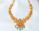 Lakshmi Peacock Gold-Plated Temple Choker
