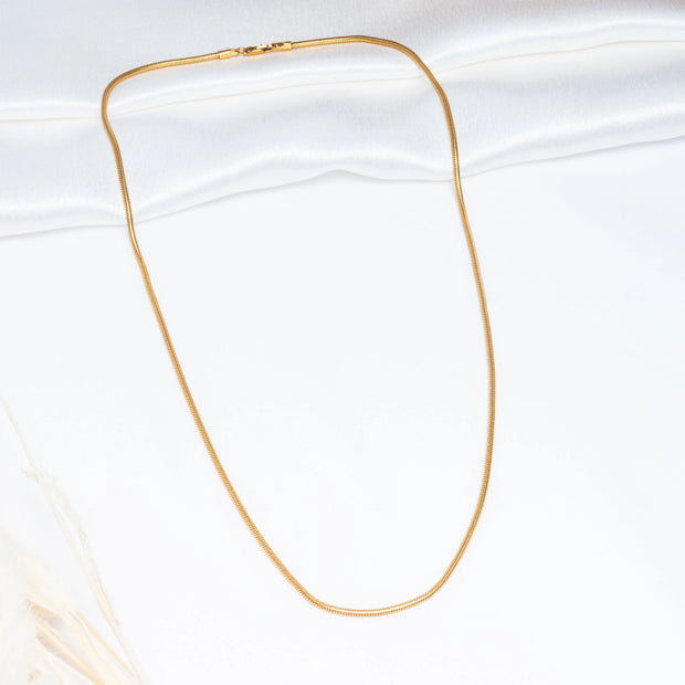 Classic Gold Plated 925 Silver Chain - 18 Inch
