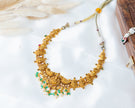 Lakshmi Peacock Gold-Plated Temple Choker
