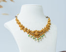 Lakshmi Peacock Gold-Plated Temple Choker