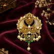 Royal Narasimha 925 Sterling Silver Gold Polished Traditional Pendant