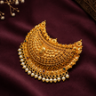 Royal Lakshmi 925 Sterling Silver Gold Polished Traditional Temple Pendant