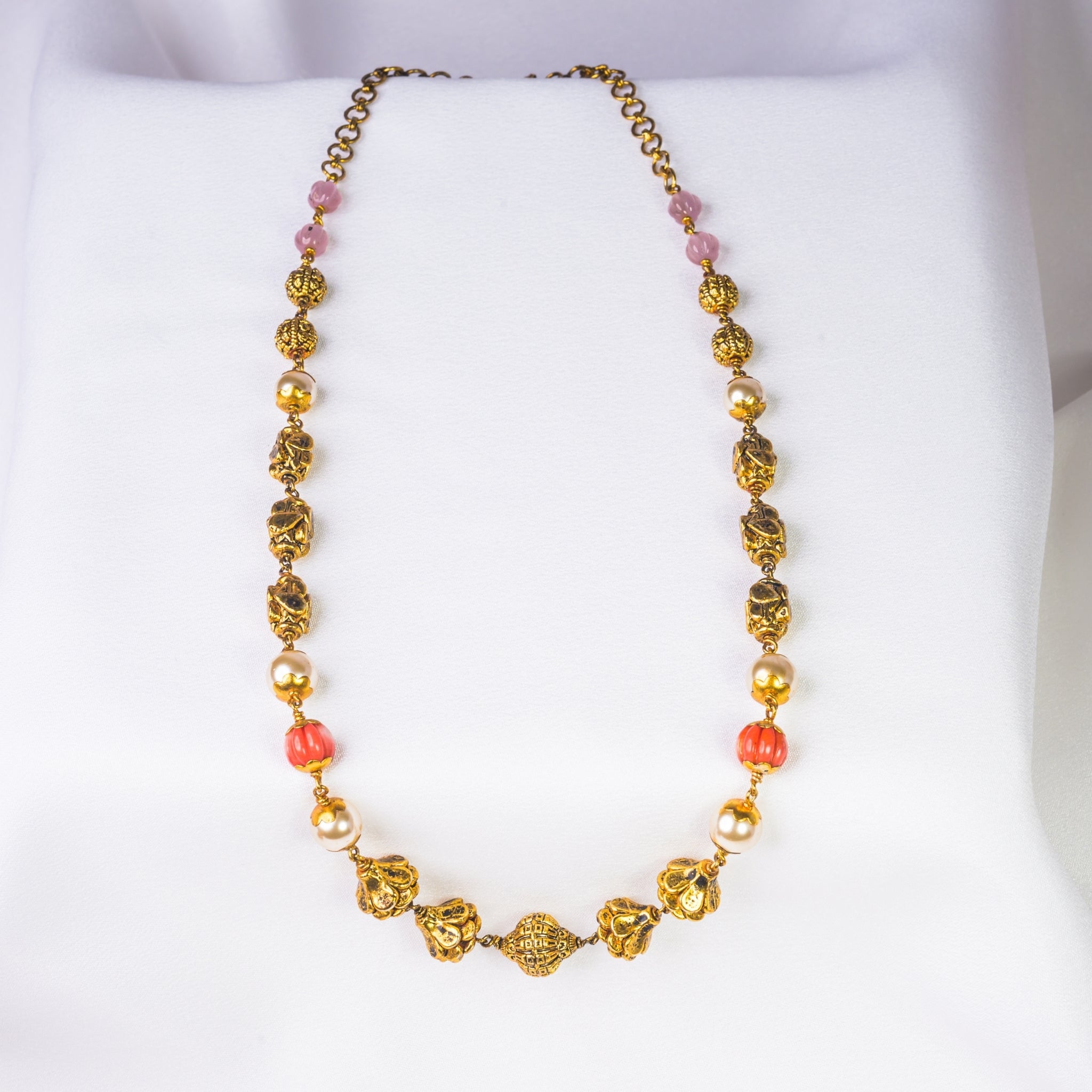 Gold Pmkn Pearl Singline