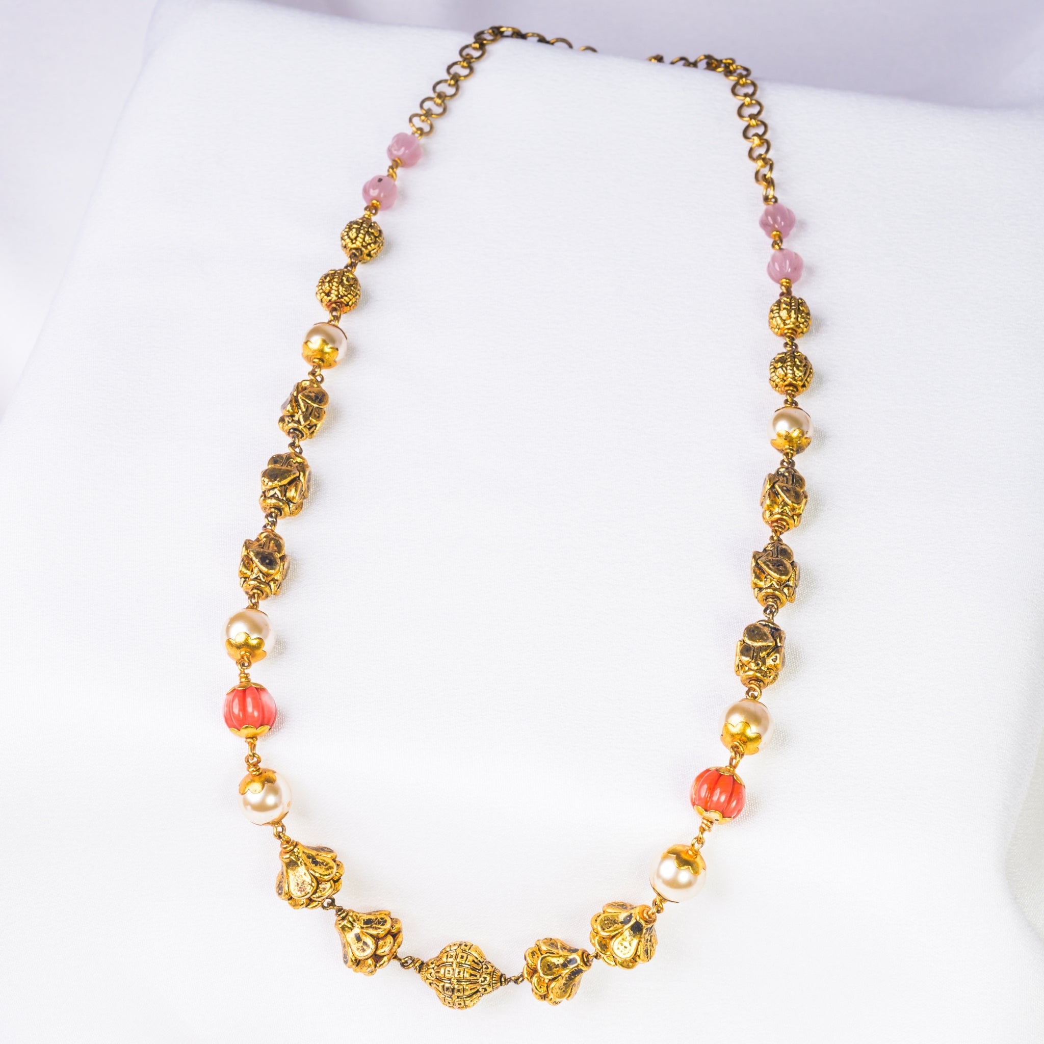 Gold Pmkn Pearl Singline