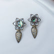 925 Premium Silver Hexaflower Silver Stud Earrings