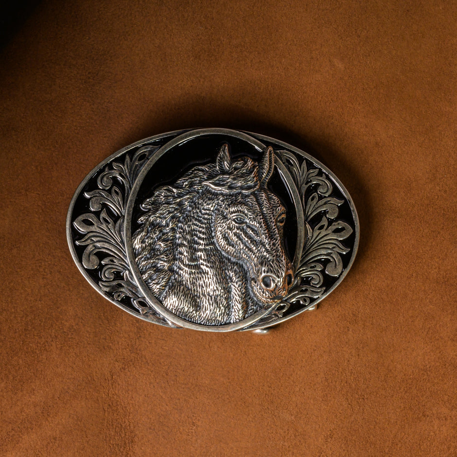 Horse Face Belt Buckle