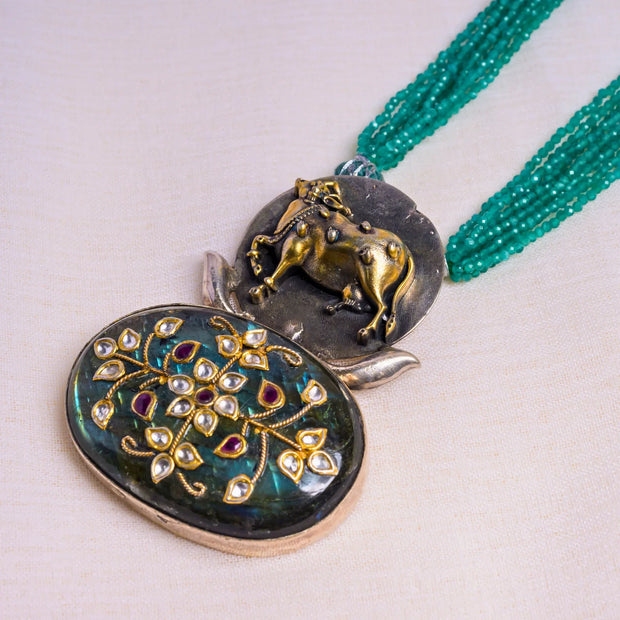 Jedasurabhi Greenbeads - Varenya Galleria