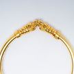 925 Premium Silver Traditional Gold Finish Kada Bangle