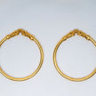 925 Premium Silver Traditional Gold Finish Kada Bangle