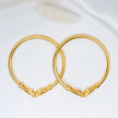 925 Premium Silver Traditional Gold Finish Kada Bangle