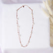 925 Premium Silver Large Pearl Neck Chain Set