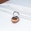 925 Premium Marble Kundan Silver Ring