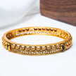 925 Premium Silver Multeran Gold Finish Bangles (Pair)