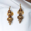 925 Premium Silver Nandi Dual View Hanging Earrings