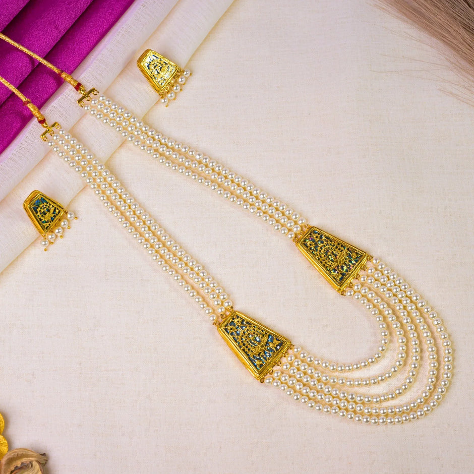 PentapearlPeacock Set - Varenya Galleria