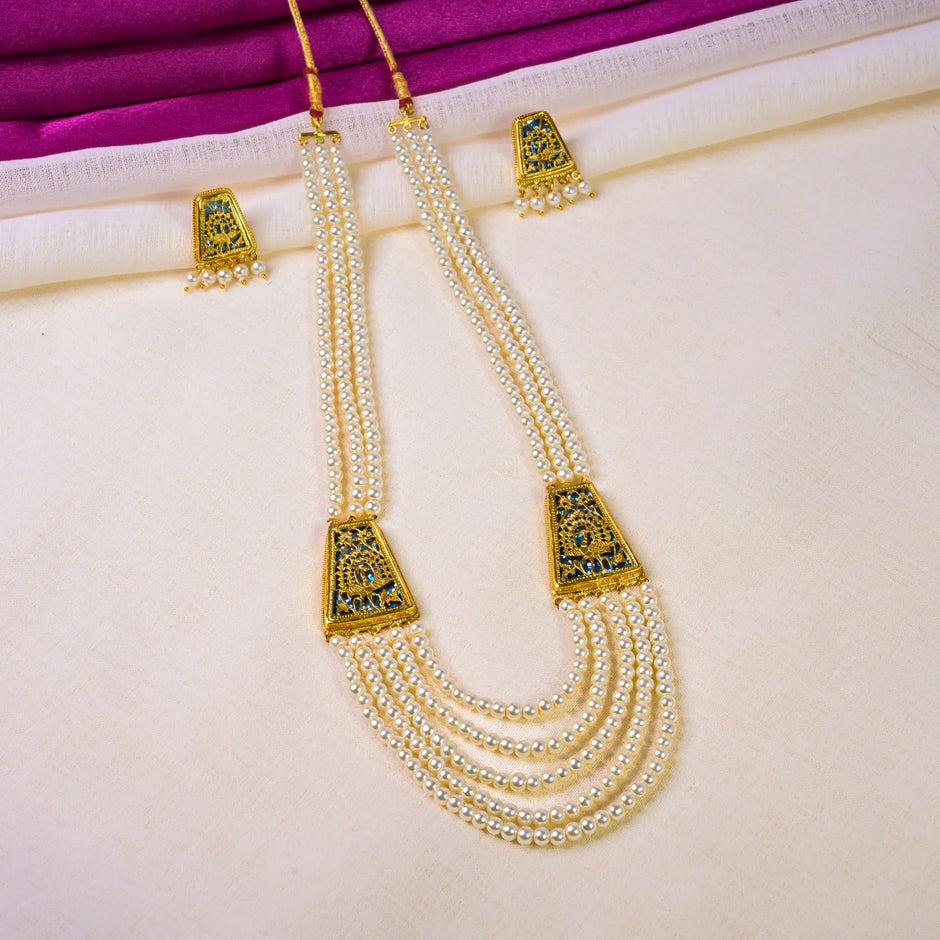 PentapearlPeacock Set - Varenya Galleria