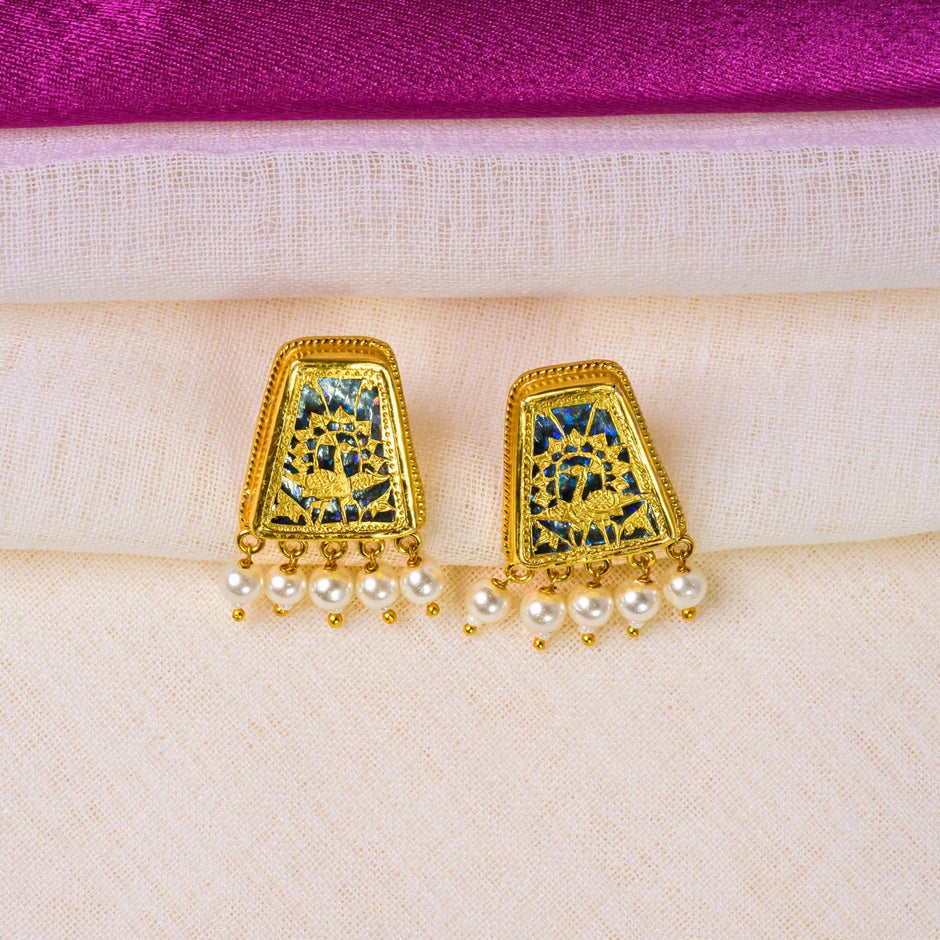 PentapearlPeacock Set - Varenya Galleria