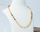 Rudraksha Gold-Tone Beaded Spiritual Necklace