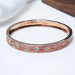 Rose Gold Italian Kada in 925 Premium Silver Jewelry
