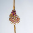 925 Premium Silver Side Dollar Stones Neck Chain