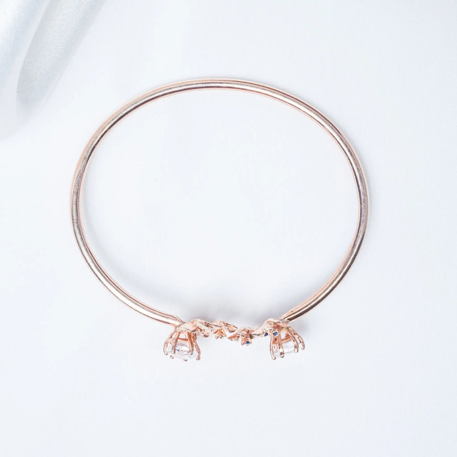 925 Premium Silver Slim DD Bangle Kada