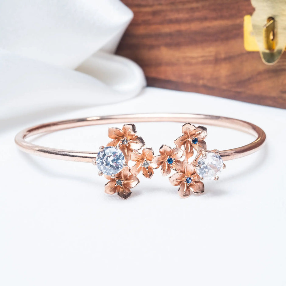925 Premium Silver Slim DD Bangle Kada