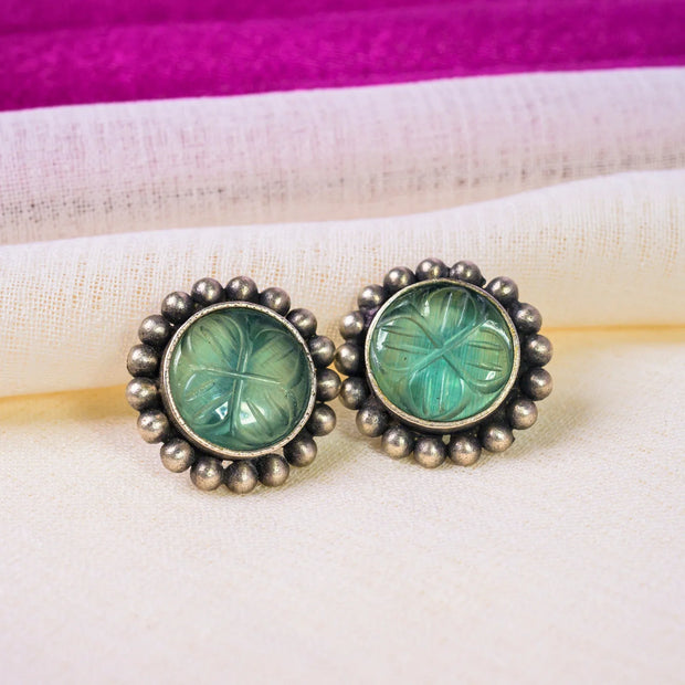 Surabhi Green stone - Varenya Galleria