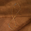 925 Premium Silver Tritone Tri Line Anklet